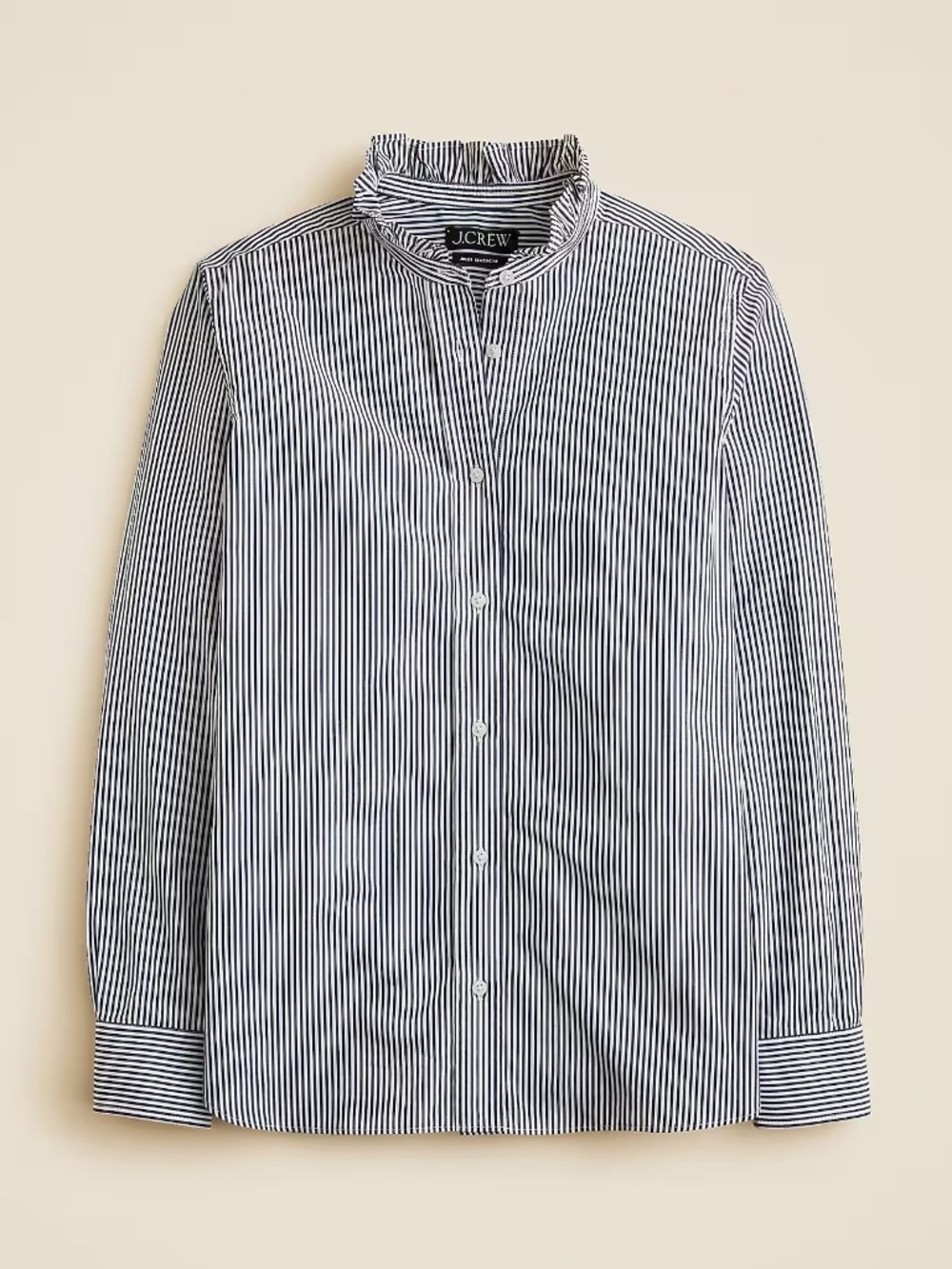 JCrew Jules Ruffle-Collar Shirt